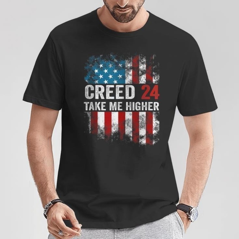 Creed 24 Take Me Higher Flag Tshirt